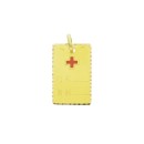 Medalla Colgante Alerta Médica Oro 18K