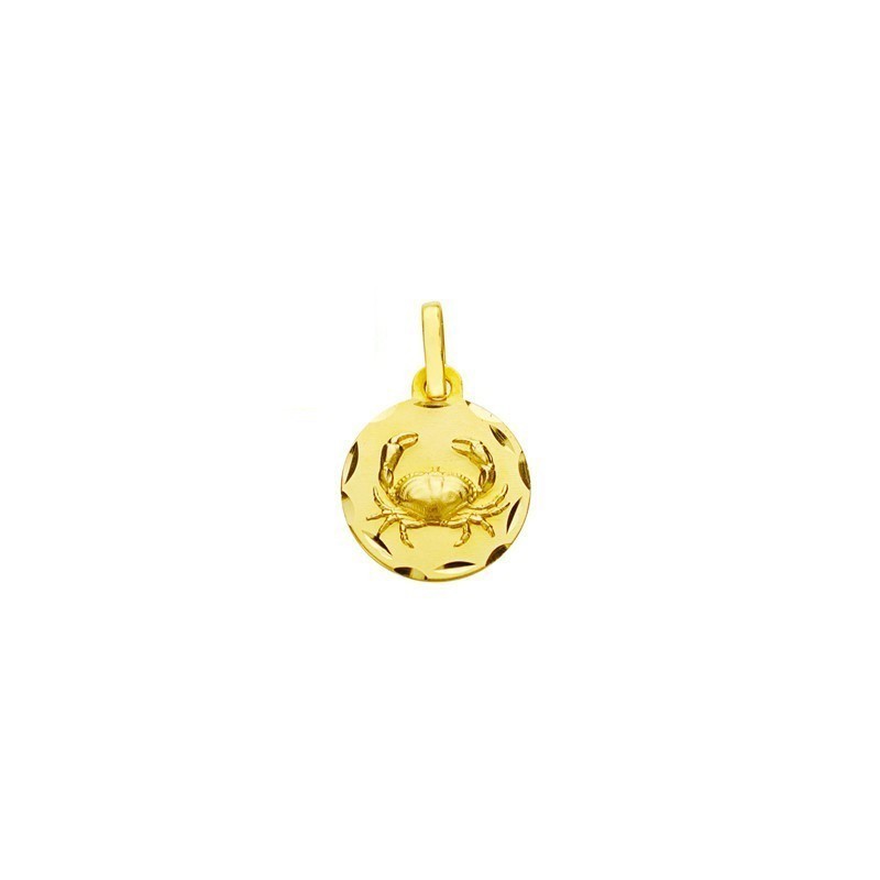 Medalla Horoscopo Cancer Oro 18k ✨ Compra Ahora