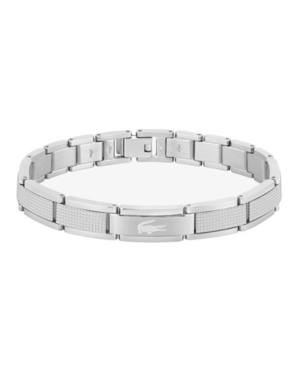 Pulseira Lacoste Stencil 2040188 Homem Prateada | Compre Aqui