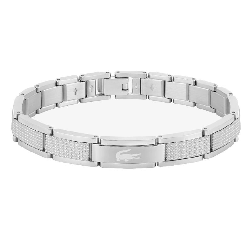 Pulsera Lacoste Stencil 2040188 Hombre Plata | Compra Aquí