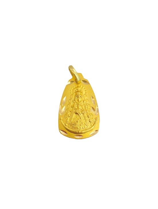 Medalla Lágrima de la Virgen del Rocío en Oro 18K | Joyería Parejo
