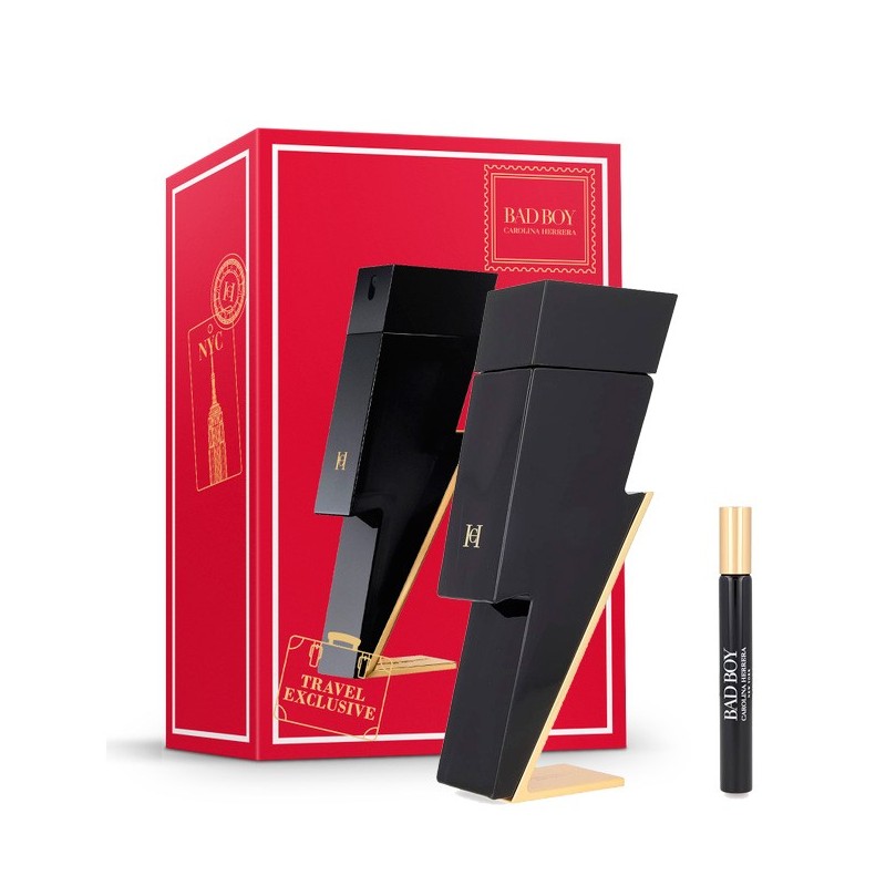 Carolina Herrera Bad Boy EDT 100 ml Set Hombre | Joyería Parejo