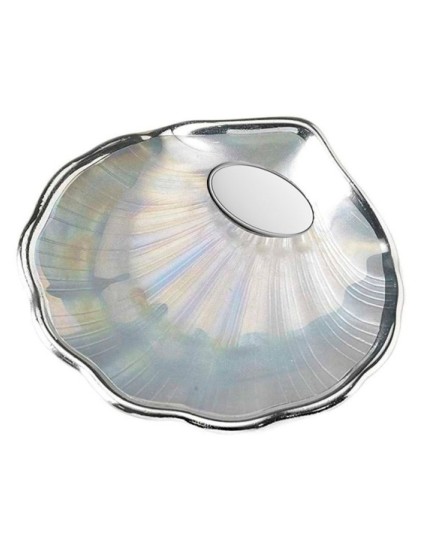 Concha Bautismo Nacarada Baño Plata 09616-12S | Joyería Parejo