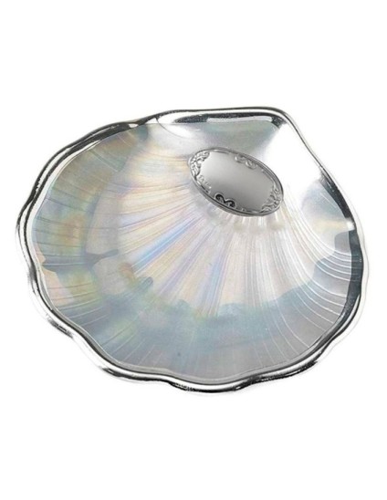 Concha Bautismo Nacarada Baño Plata 09616-4S | Joyería Parejo
