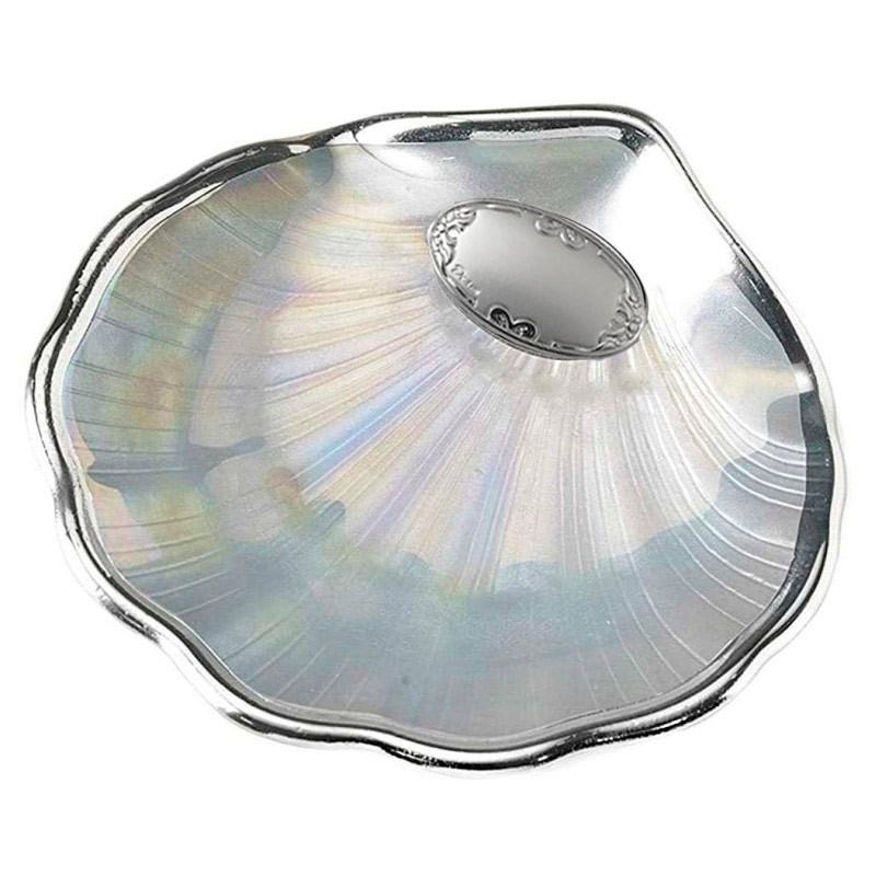 Concha Bautismo Nacarada Baño Plata 09616-4S | Joyería Parejo