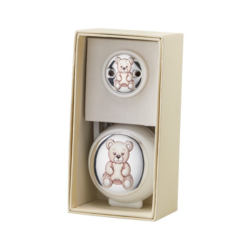 Chupetero y Portachupete RCNF231 Oso Peluche | Joyería Parejo