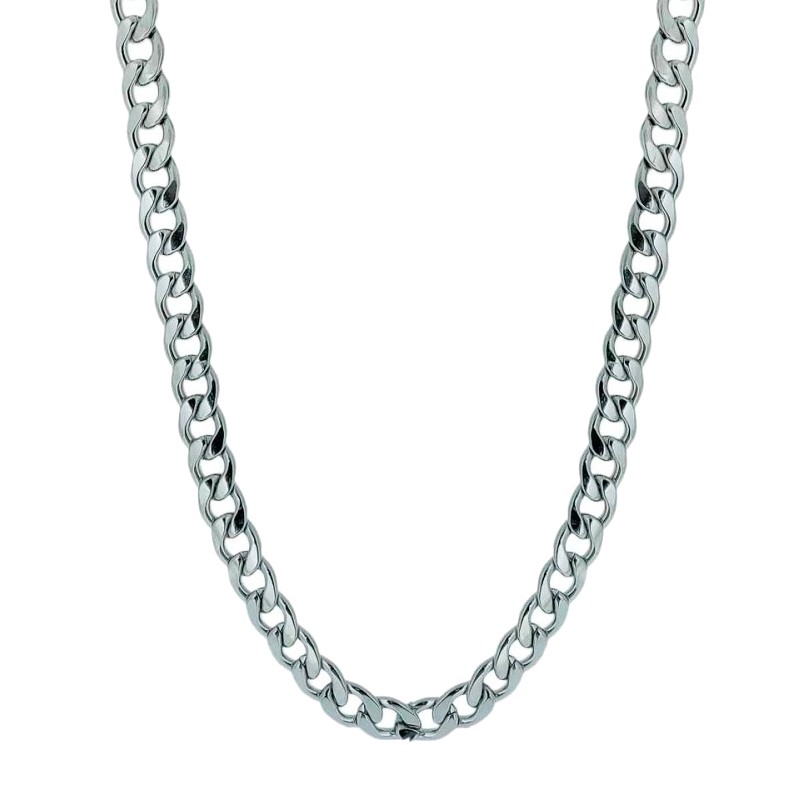 Cadena Barbada Plata de Ley | Joyería Parejo