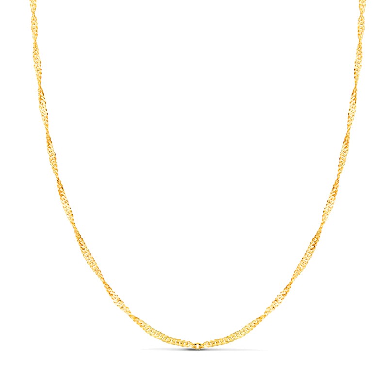 Cadena Singapur Oro 18K | Joyería Parejo