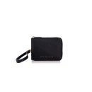 Cartera Daniel Wellington Cremallera y Asa DW01900078 Negro Saffiano