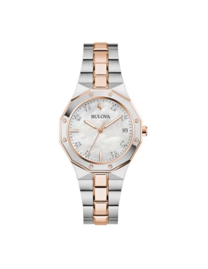 Reloj Bulova Classic Octogon 98P235 Mujer | Joyería Parejo