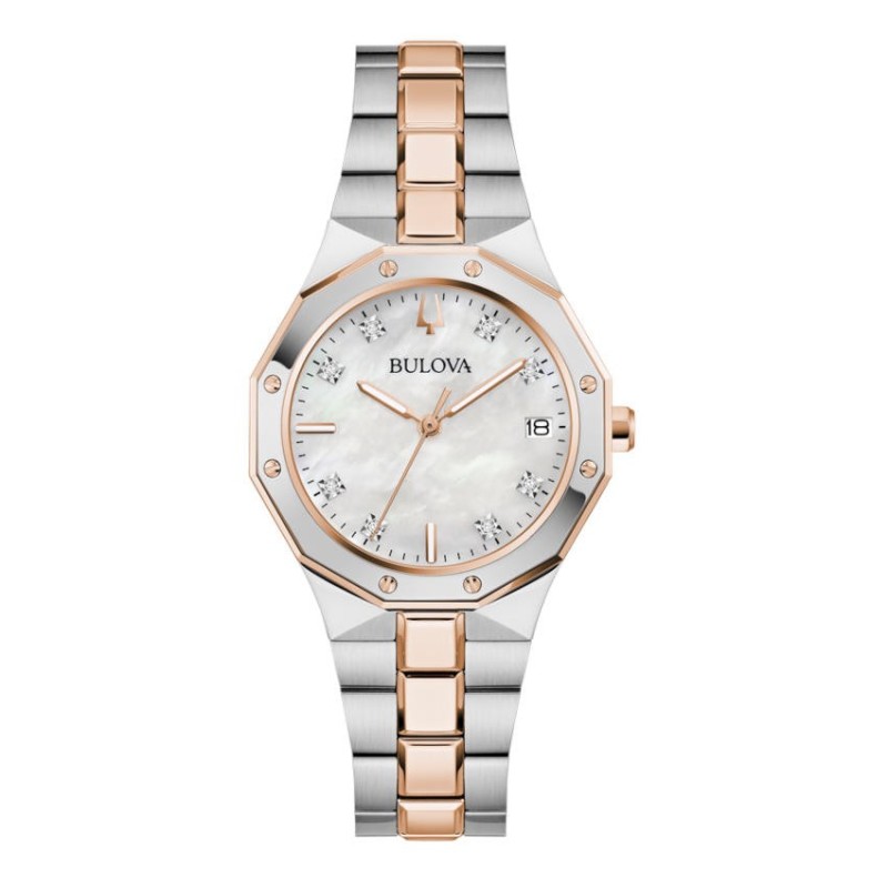 Reloj Bulova Classic Octogon 98P235 Mujer | Joyería Parejo