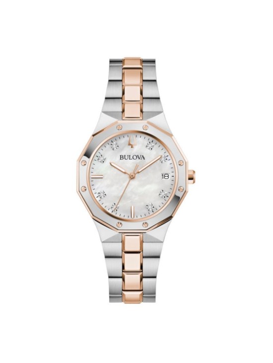 Reloj Bulova Classic Octogon 98P235 Mujer | Joyería Parejo