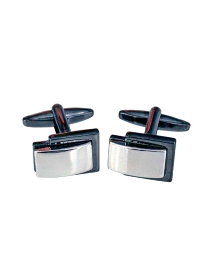 Gemelos Cuadrados Tres Rayas 54 | Joyería Parejo