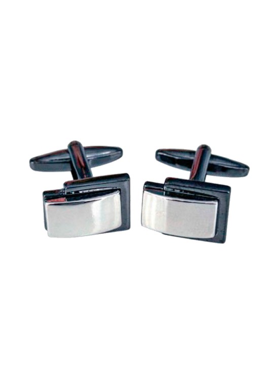 Gemelos Cuadrados Tres Rayas 54 | Joyería Parejo
