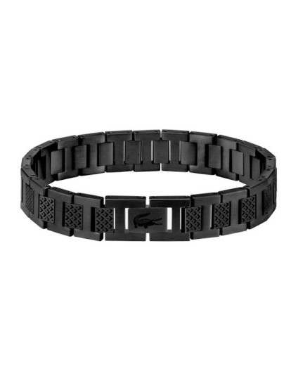 Pulsera Lacoste Metropole 2040119 Hombre Negra - ¡Compra Ya!
