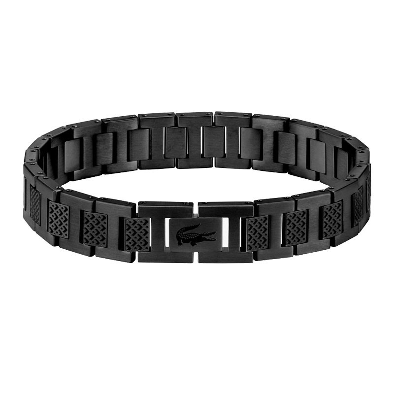 Pulsera Lacoste Metropole 2040119 Hombre Negra - ¡Compra Ya!