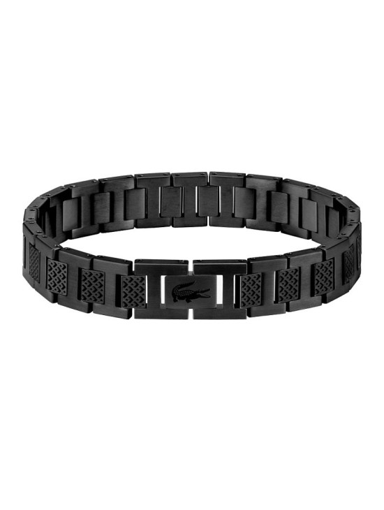 Pulsera Lacoste Metropole 2040119 Hombre Negra - ¡Compra Ya!