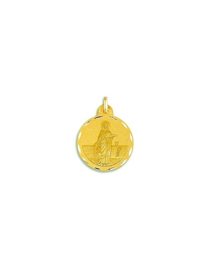 Medalla Santa Catalina 21 mm Oro 18 kt | Joyería Parejo