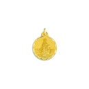 Medalla Santa Catalina 21 mm Oro 18 Kt.