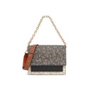 Bandolera Tous Mediana Audree Chain Negra y Beige Kaos Icon 2001799554