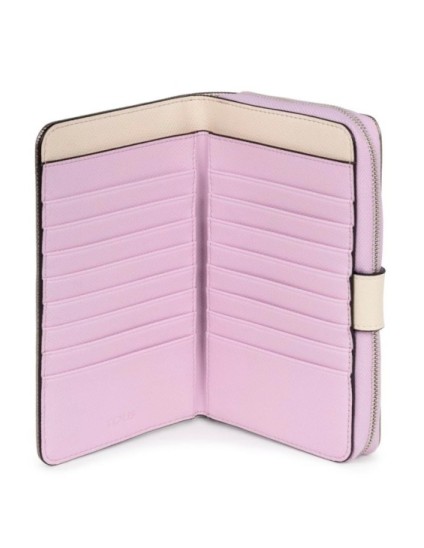 Billetera Tous Mediana New Dubai Plateada Saffiano | Joyería Parejo