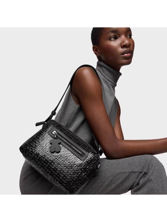 Bandolera Tous Pequeña Lindsay Negro | Joyería Parejo