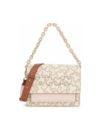 Bandolera Tous Mediana Audree Beige Kaos Icon | Joyería Parejo