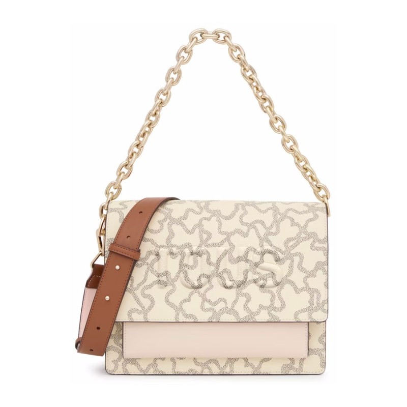 Bandolera Tous Mediana Audree Beige Kaos Icon | Joyería Parejo