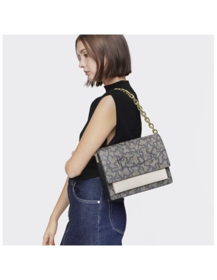 Bandolera Tous Mediana Audree Negra Kaos Icon | Joyería Parejo