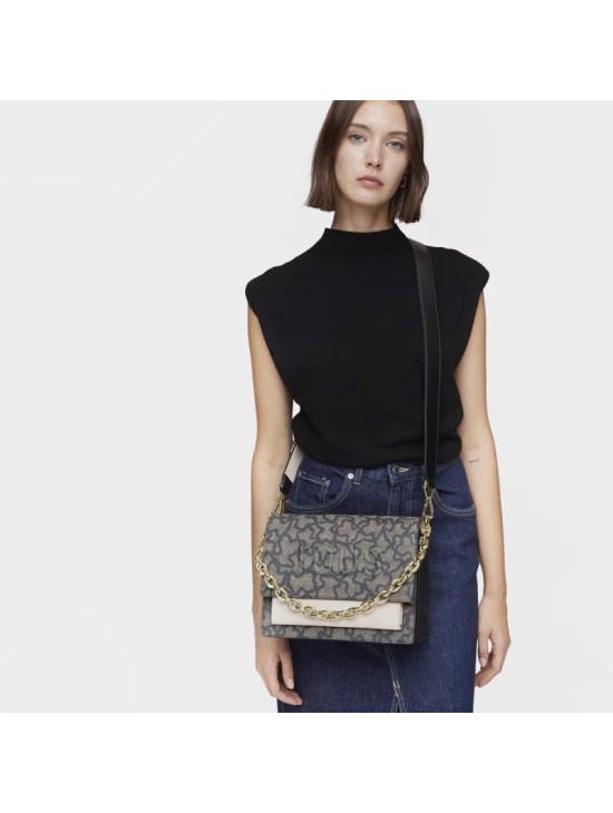 Bandolera Tous Mediana Audree Negra Kaos Icon | Joyería Parejo