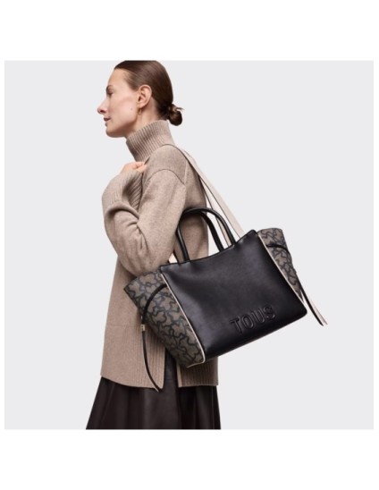 Bolso Tous City Mediano Negro Kaos Icon | Joyería Parejo