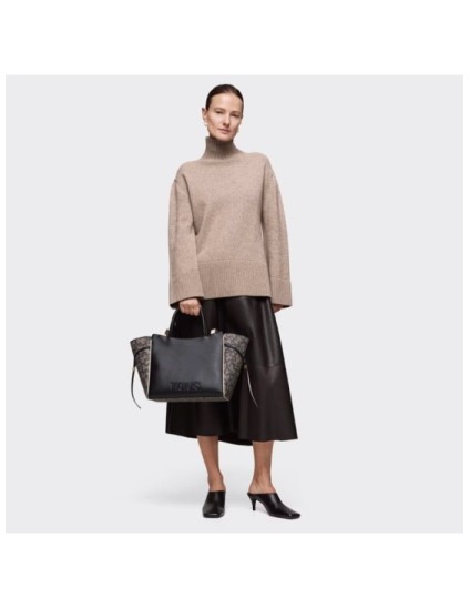 Bolso Tous City Mediano Negro Kaos Icon | Joyería Parejo