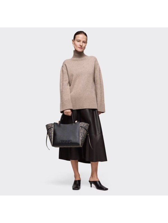 Bolso Tous City Mediano Negro Kaos Icon | Joyería Parejo