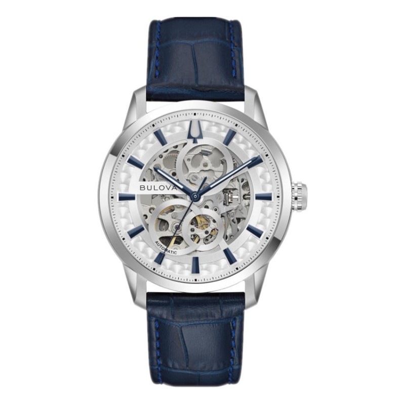 Bulova Sutton Skeleton 96A330 Men's Watch | Joyería Parejo