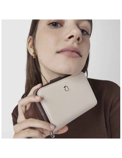 Cartera Tous New Dubai Beige y Marrón | Joyería Parejo