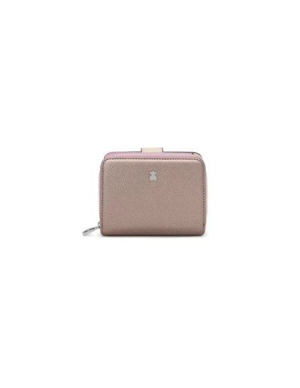 Billetera Tous Pequeña Plateada New Dubai Saffian | Joyería Parejo