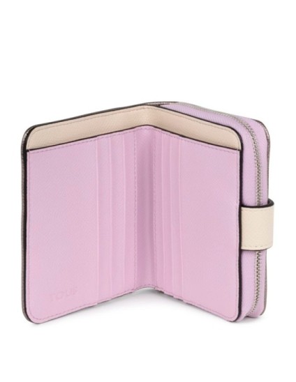 Billetera Tous Pequeña Plateada New Dubai Saffian | Joyería Parejo