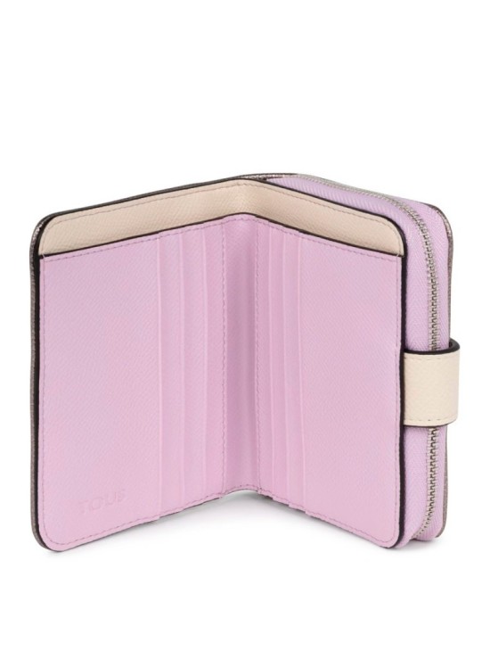 Billetera Tous Pequeña Plateada New Dubai Saffian | Joyería Parejo