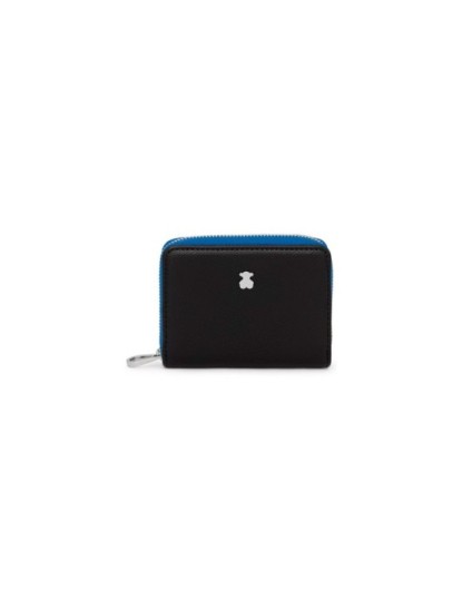 Monedero Tous Mediano New Dubai Negro y Azul | Joyería Parejo