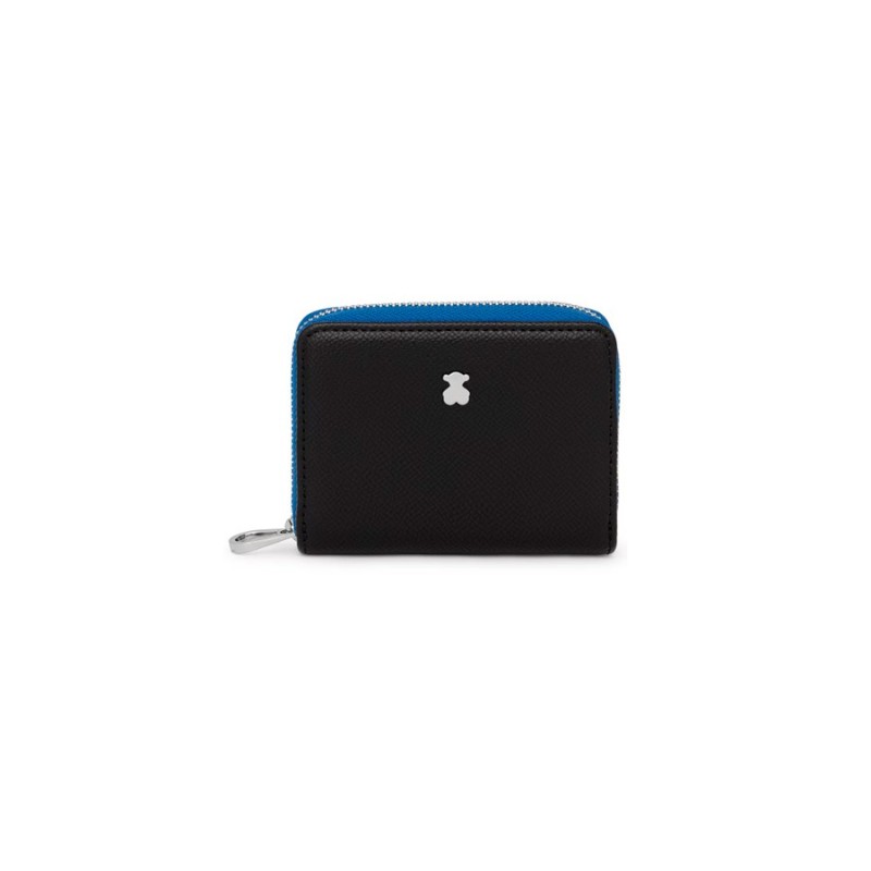 Monedero Tous Mediano New Dubai Negro y Azul | Joyería Parejo