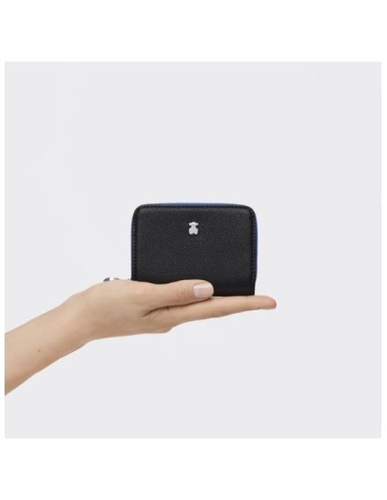 Monedero Tous Mediano New Dubai Negro y Azul | Joyería Parejo