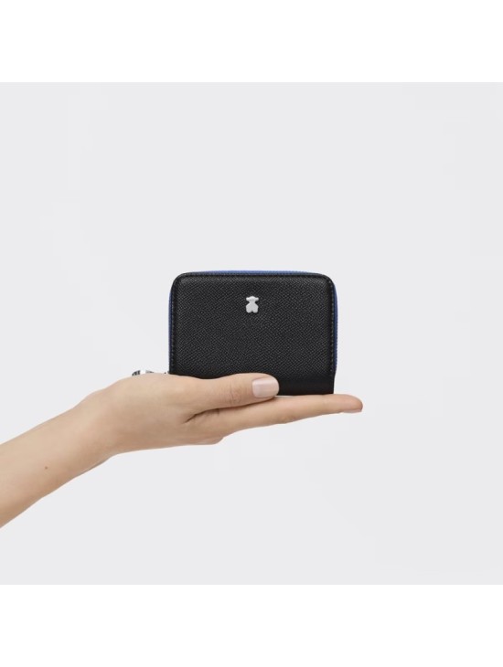 Monedero Tous Mediano New Dubai Negro y Azul | Joyería Parejo