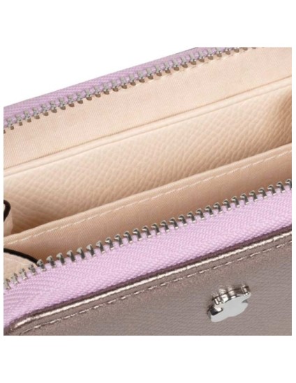 Monedero Tous Mediano Plateado New Dubai Saffiano | Joyería Parejo