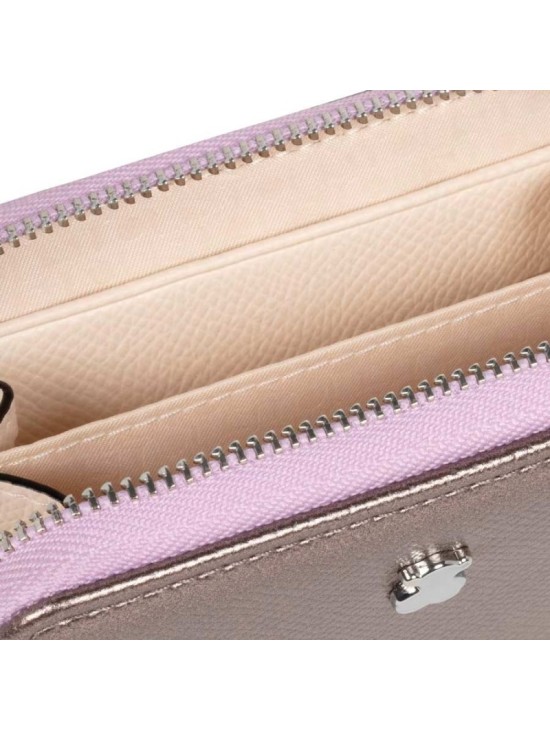 Monedero Tous Mediano Plateado New Dubai Saffiano | Joyería Parejo