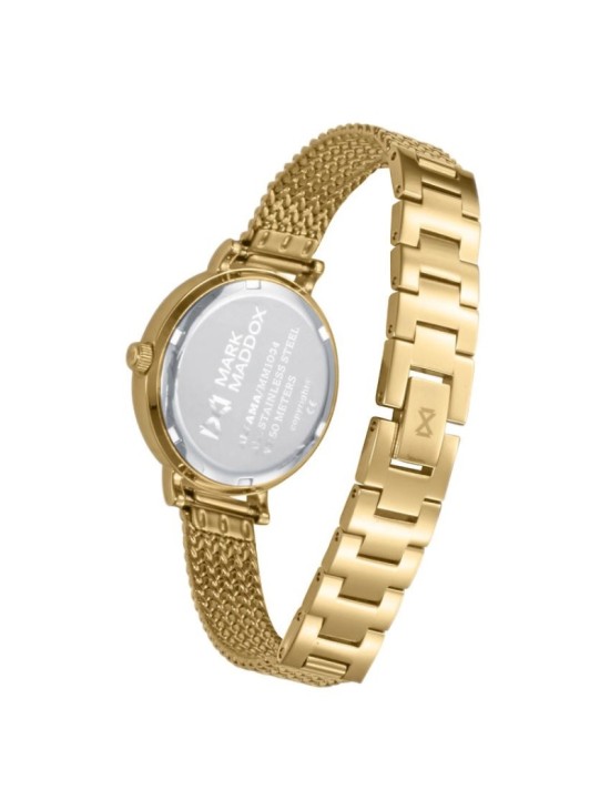 Reloj Mark Maddox MM1034-27 Mujer Dorado | Joyería Parejo