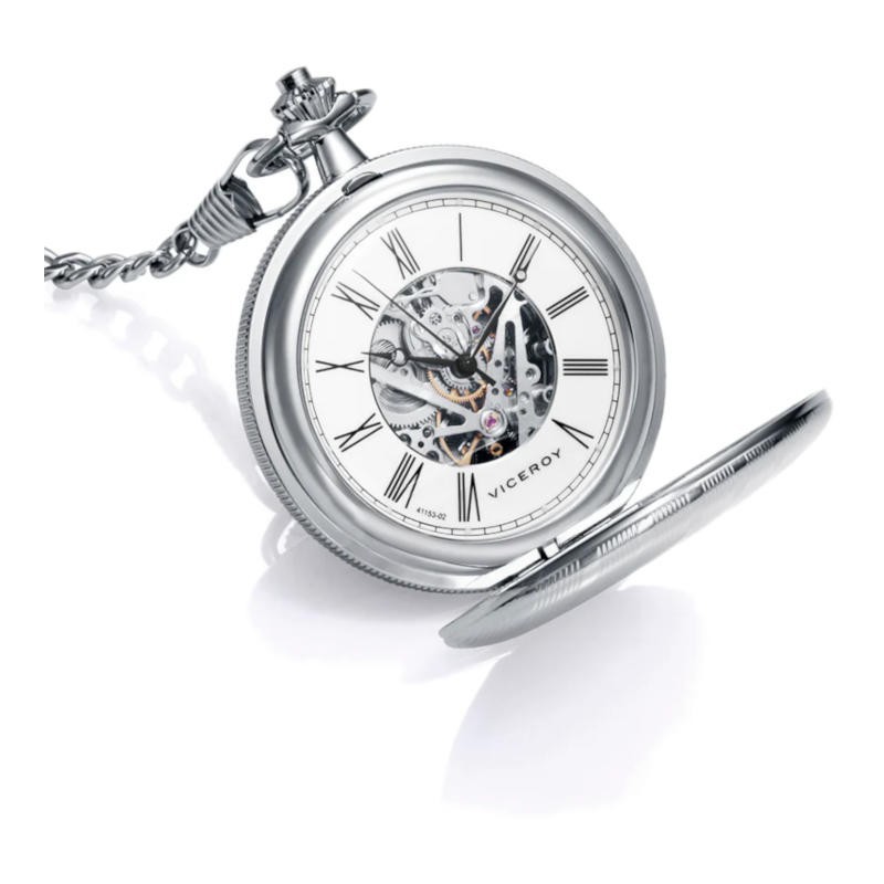 Reloj Viceroy de Bolsillo 41153-02 Hombre Plateado | Joyería Parejo