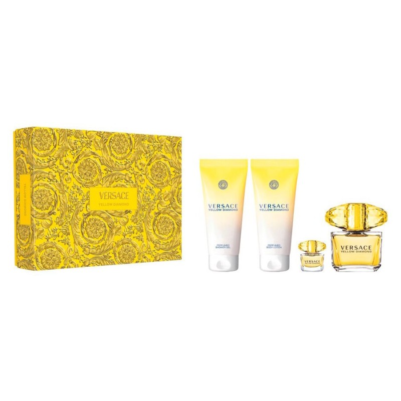 Versace Yellow Diamond EDT 90 ml Set Mujer | Joyería Parejo