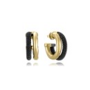 Pendientes Viceroy Fashion Mujer 14347E01010 Acero IP Dorado-Negro - Laura Escanes