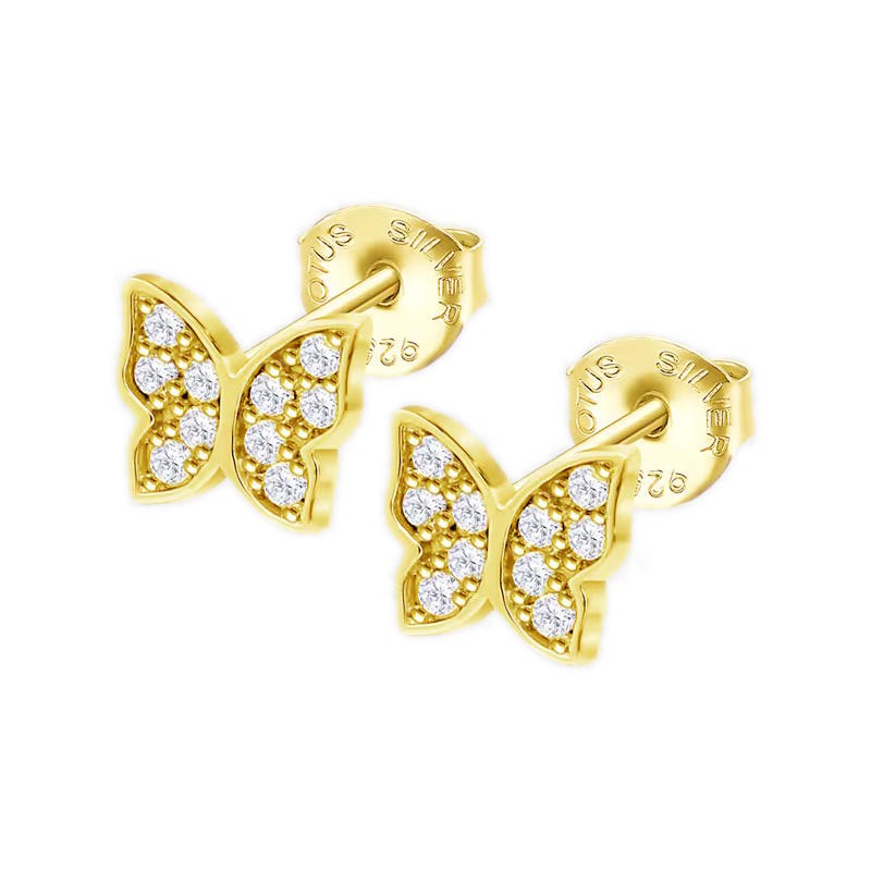 Pendientes Lotus Silver LP3051-4/2 Mariposa | Joyería Parejo