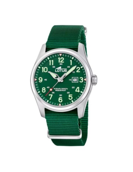 Reloj Lotus 19055/3 Hombre Verde Textil | Joyería Parejo